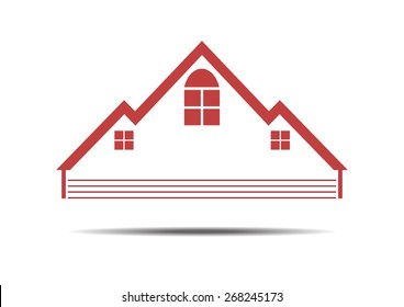 House Real Estate logo icon design