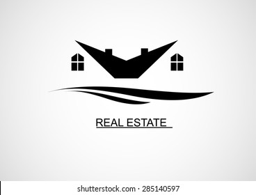 House Real Estate logo or icon design