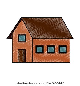 House real estate scribble
