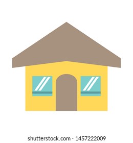 House real estate symbol isolated vector illustration graphic design