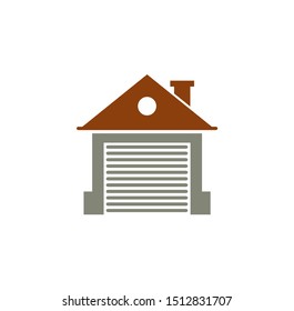 House related icon on background for graphic and web design. Simple illustration. Internet concept symbol for website button or mobile app.