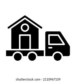 House Relocation icon vector image. Can also be used for web apps, mobile apps and print media.