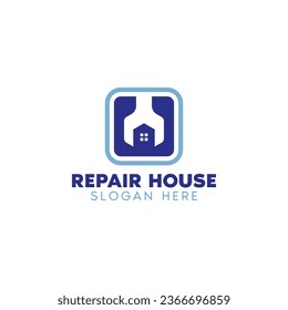 House Renovation, Repair and Building Logo Vector Design