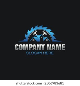 Renovación de la casa Vector Diseño de Logo
