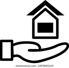 House Rent Icon: "A symbol representing property leasing and tenancy agreements, facilitating the process of renting residential spaces for both landlords and tenants."