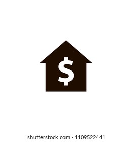 House For Rent Icon. Flat Design