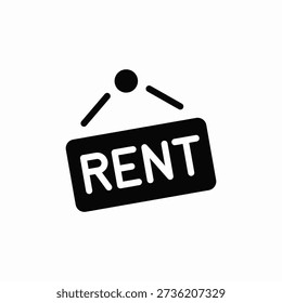 house rent icon sign vector