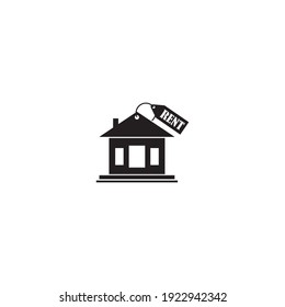 House for rent icon vector illustration logo design