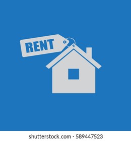House for rent vector icon