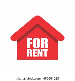 house for rent vector icon