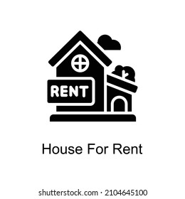 House For Rent Vector Solid icons for your digital or print projects.