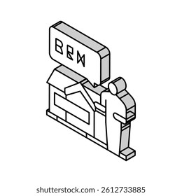 house renter property estate home isometric icon vector. house renter property estate home sign. isolated symbol illustration