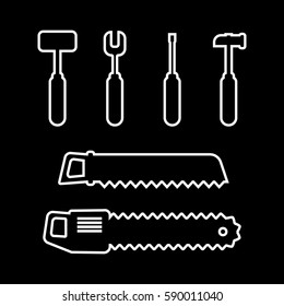 House repair, construction or working tools. House repair vector