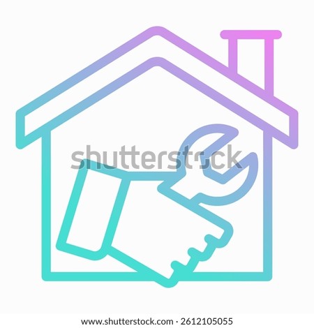House Repair Icon Element For Design