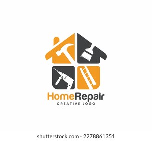 House Repair logo or Home service logo