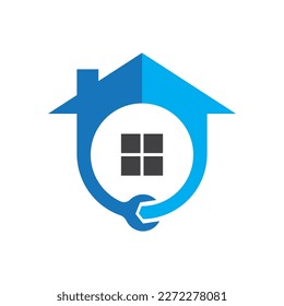 House repair logo images illustration design