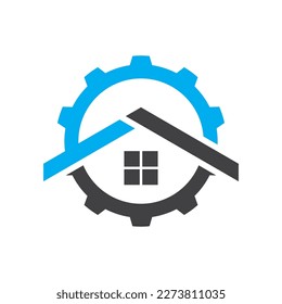 House repair logo images illustration design