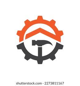 House repair logo images illustration design