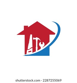 House repair logo images illustration design