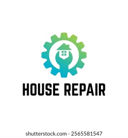 House Repairs logo design template vector illustration. House renovation symbol, icon.