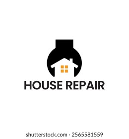 House Repairs logo design template vector illustration. House renovation symbol, icon.