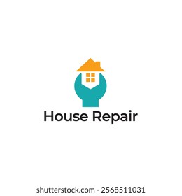 House Repairs logo design template vector illustration. House renovation symbol, icon.