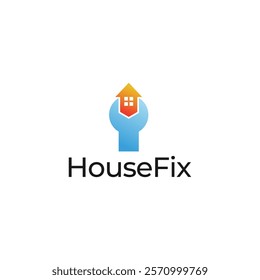 House Repairs logo design template vector illustration. House renovation symbol, icon.