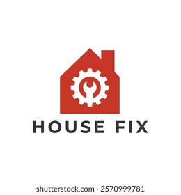 House Repairs logo design template vector illustration. House renovation symbol, icon.