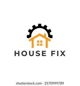 House Repairs logo design template vector illustration. House renovation symbol, icon.