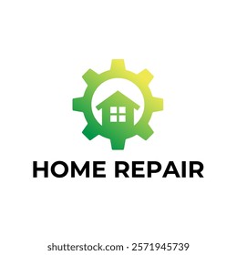 House Repairs logo design template vector illustration. House renovation symbol, icon.