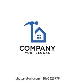 House Repairs Shop Logo Template