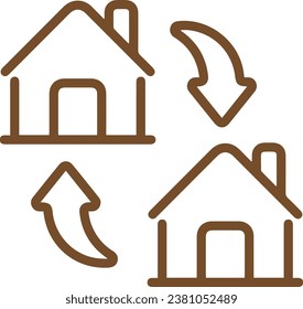 House Replace icon in