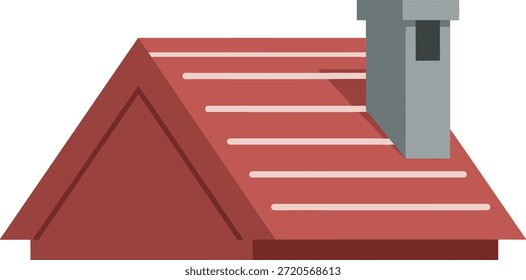 House Roof icon flat vector design.