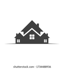 House roof icon logo vector design