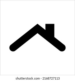House roof icon, on a white background.