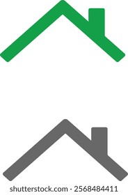 house roof signs set vector

