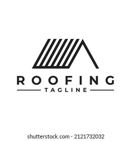 diseño del logotipo vectorial del techo de la casa