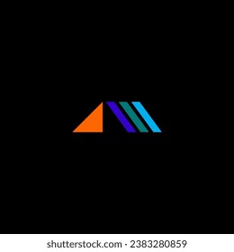 house rooftop abstract logo vector