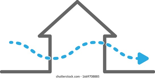 House and room ventilation image