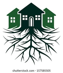 House with root