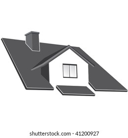 House ruff vector illustration