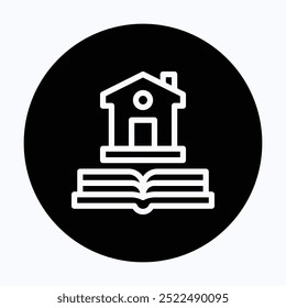 House Rules Icon, Shared Housing Rules Vector Icon, 