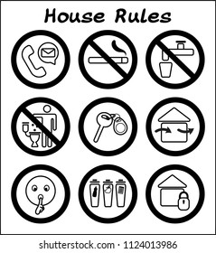 house rules icons