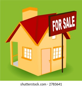 House for Sale Icon - Vector