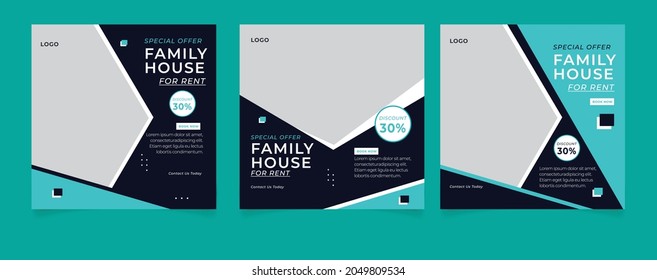House For Sale Social Media Post Template