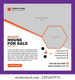 House For Sale Social Media Post Template
