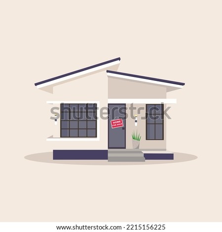 House for sale vector art