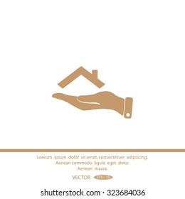 house sale vector icon