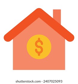 House Saving Vector Flat Icon For Personal And Commercial Use.
