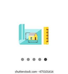 House scheme and ruler